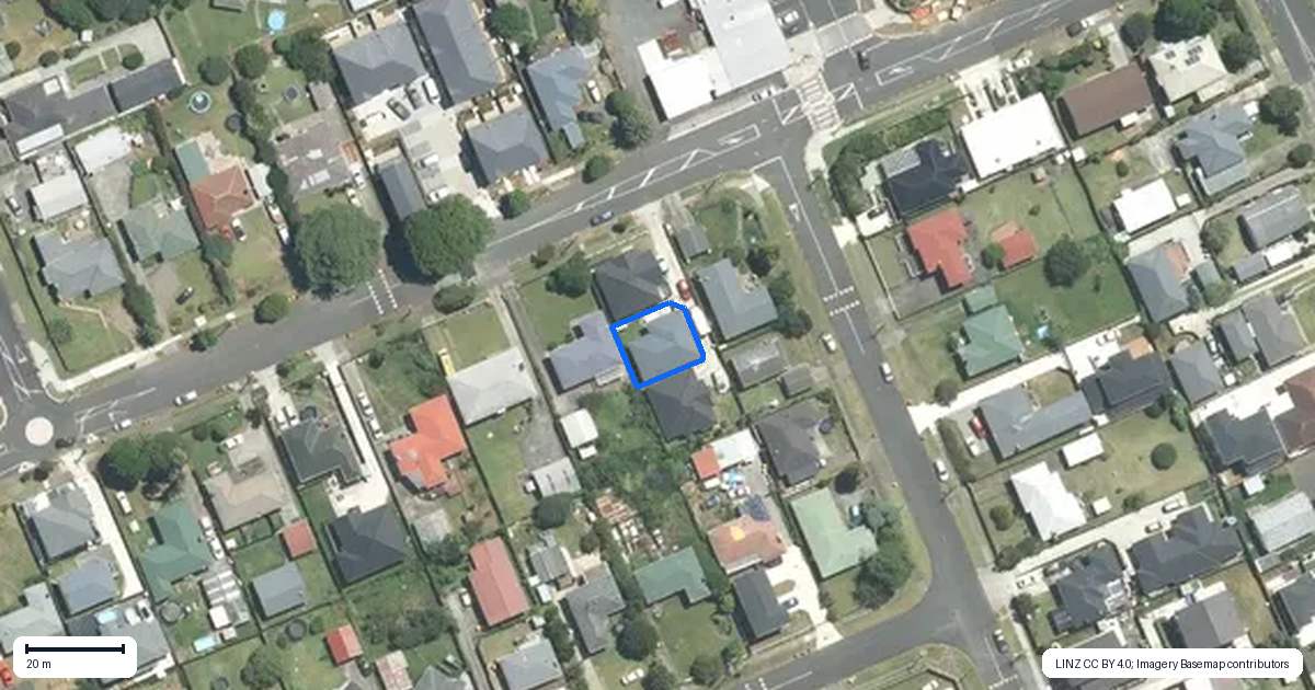 Property context map for 45 Puriri Road, Manurewa, Auckland