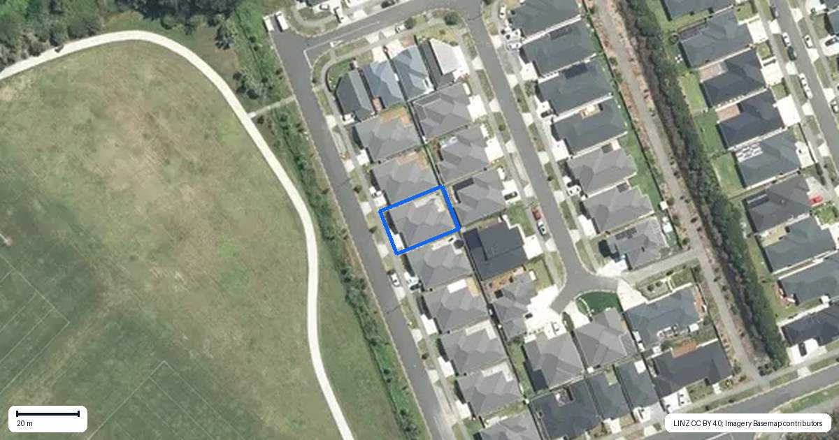 Property context map for 11 Kanono Road, Takanini, Auckland