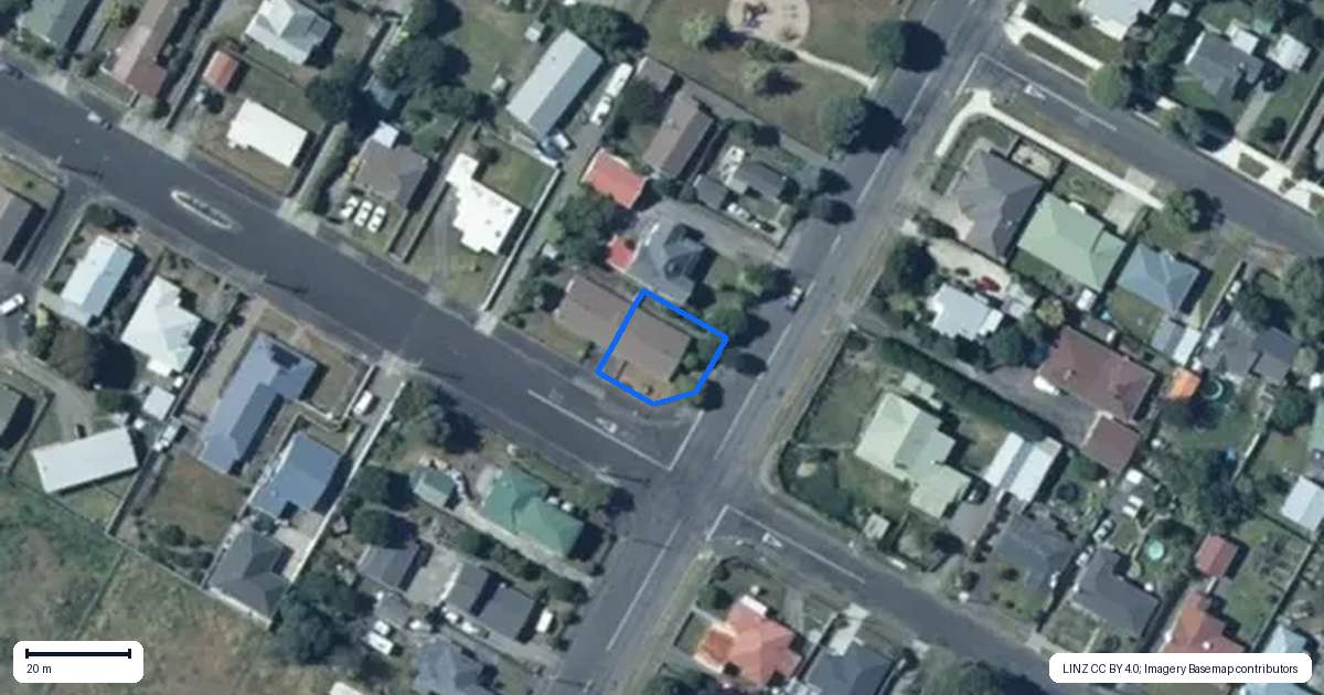 Property context map for 133 Tiro Tiro Road, Levin