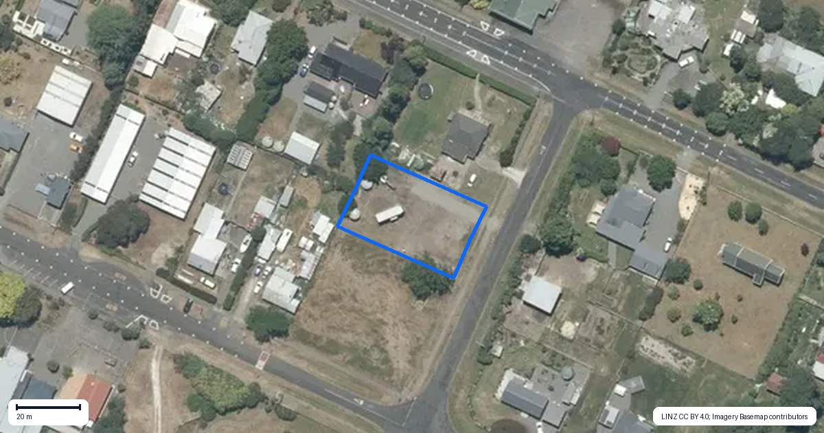 Property context map for 2 Herrick Street, Ongaonga