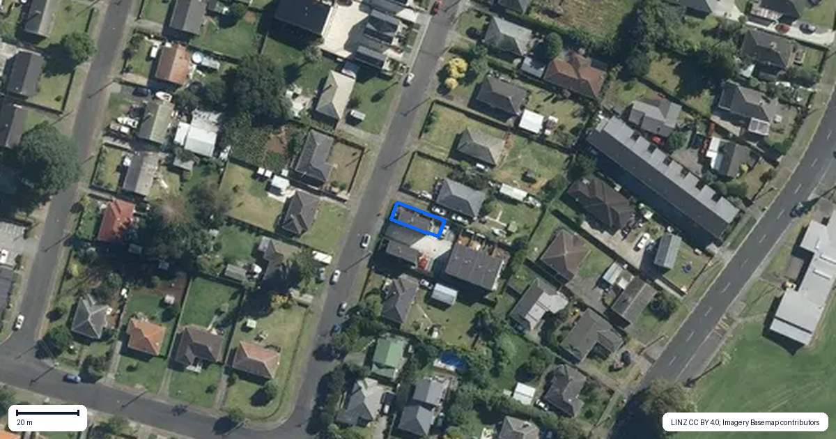 Property context map for 6A Mareth Street, Panmure, Auckland