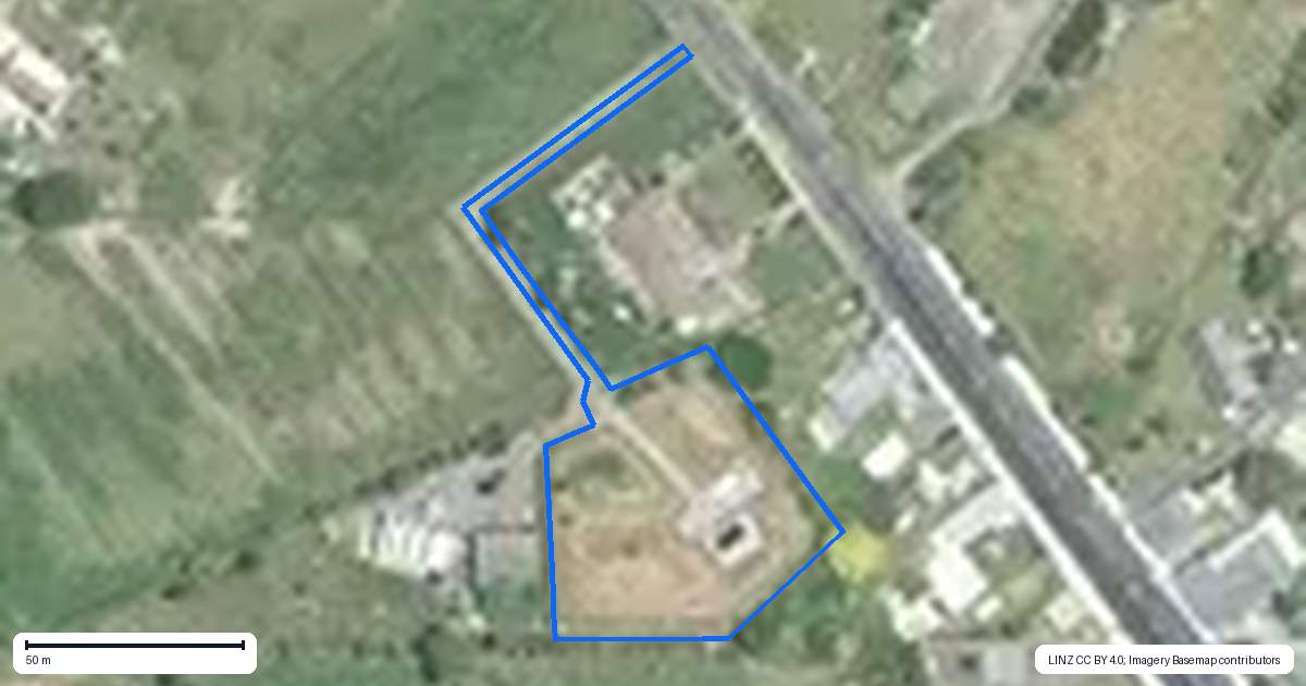 Property context map for 23A Front Miranda Road, Waitakaruru, Ngatea