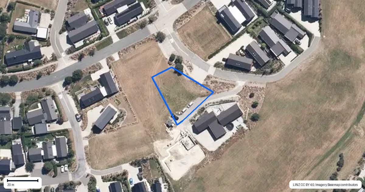 Property context map for 4 Glenelg Lane, Jacks Point, Queenstown