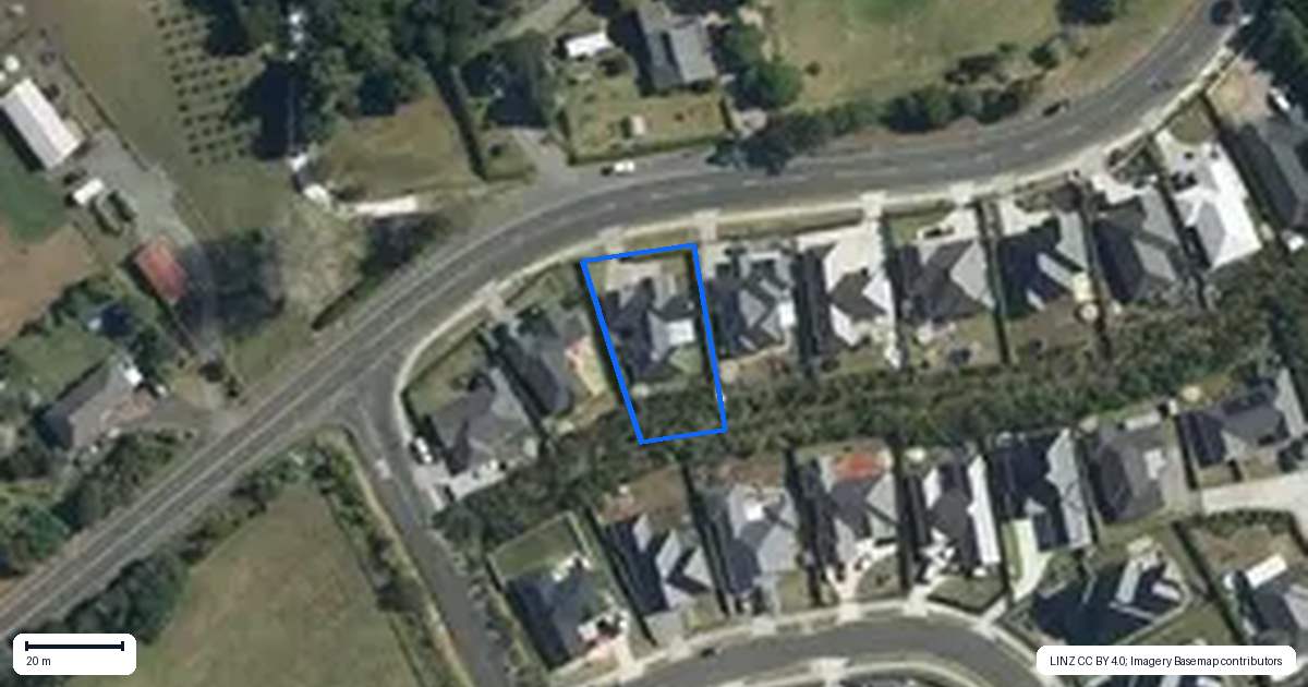 Property context map for 91 Muriwai Road, Waimauku