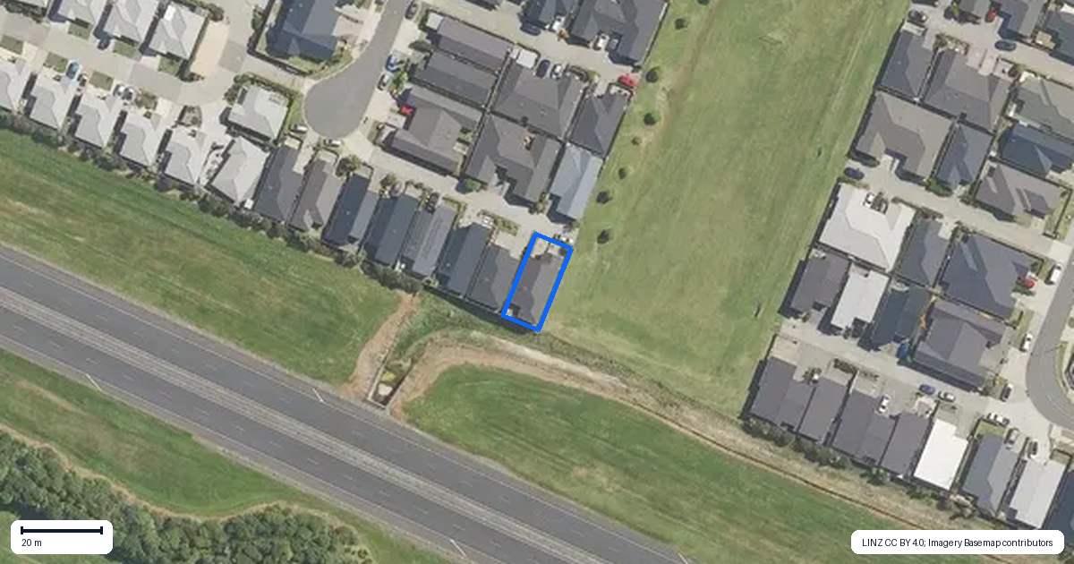 Property context map for 12 Pense Place, Papamoa