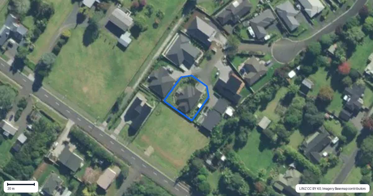 Property context map for 24 Martha Clarke Lane, Kerikeri