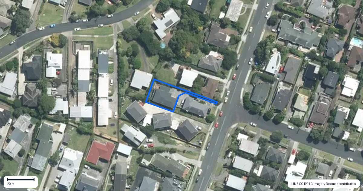 Property context map for 6C Seaview Road, Milford, Auckland