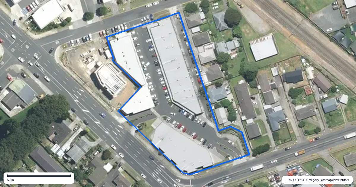 Property context map for 29/108 Great South Road, Takanini, Auckland