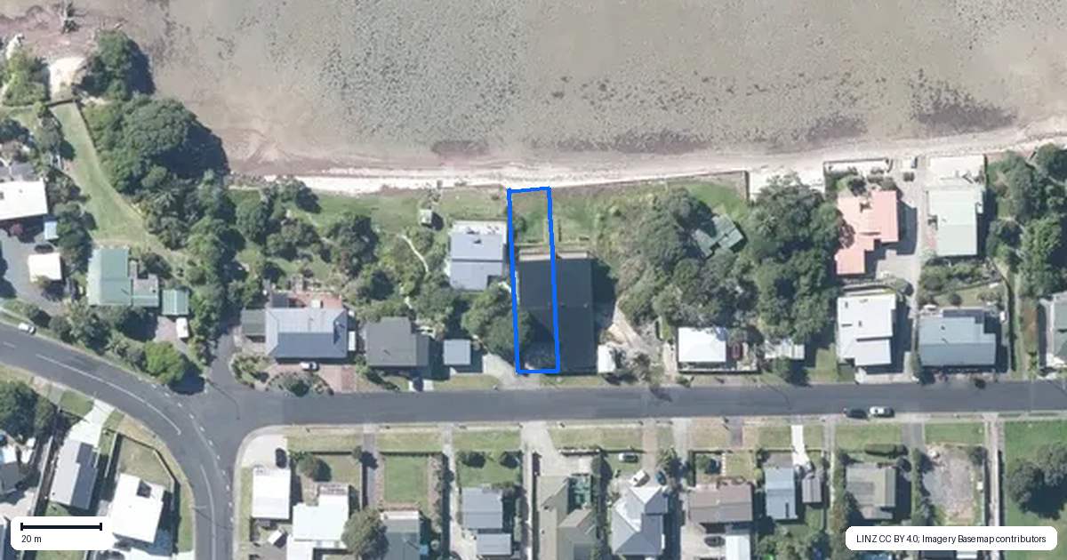 Property context map for 8A Crispe Road, Clarks Beach