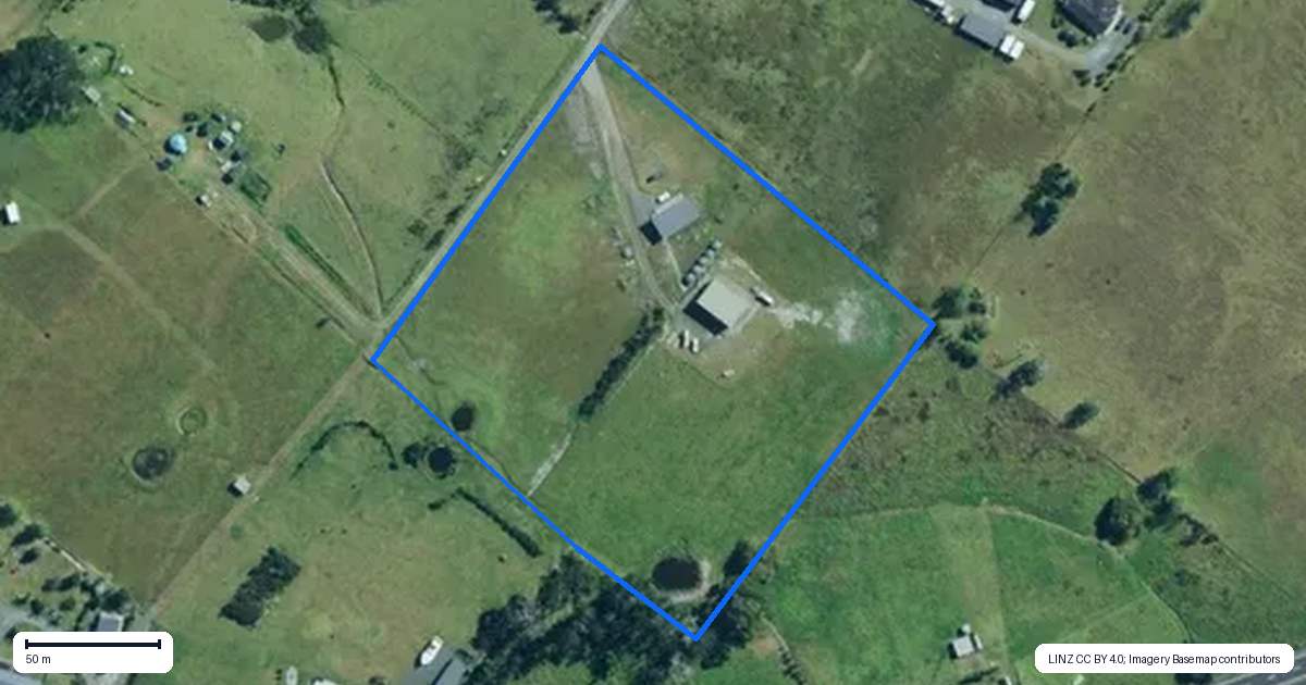 Property context map for 57C Pairatahi Road, Kaingaroa, Kaitaia