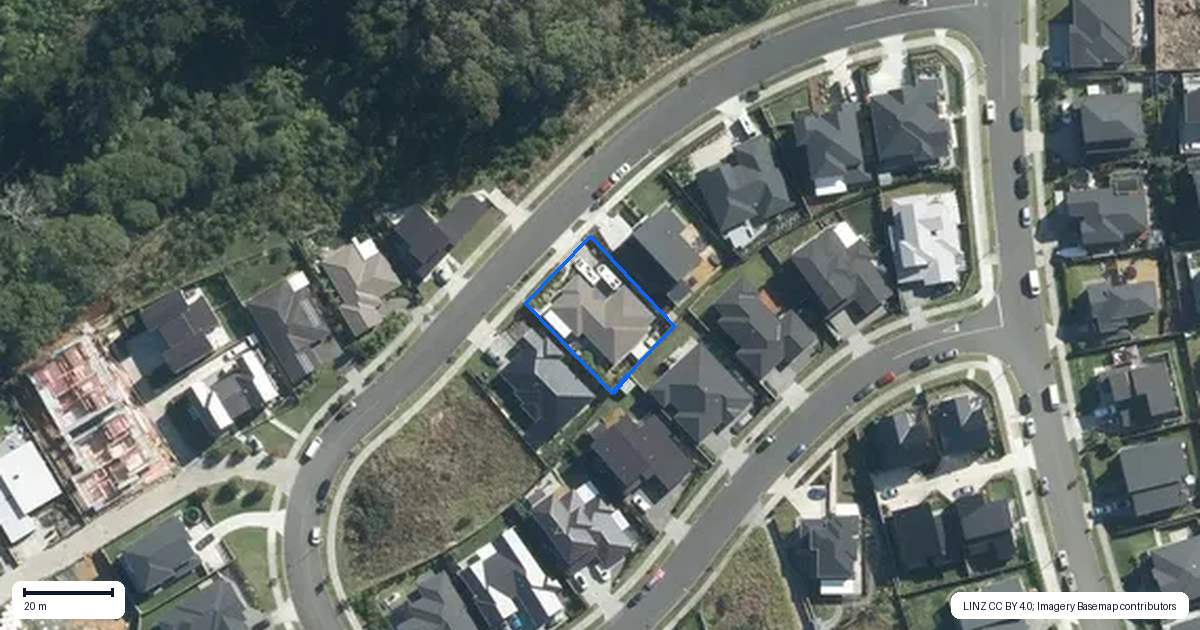 Property context map for 10 Endurance Rise, Orewa