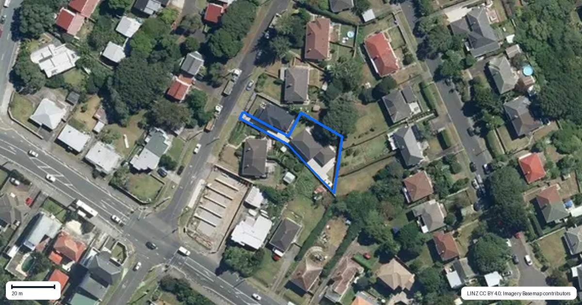 Property context map for 7A Scout Avenue, Mount Roskill, Auckland