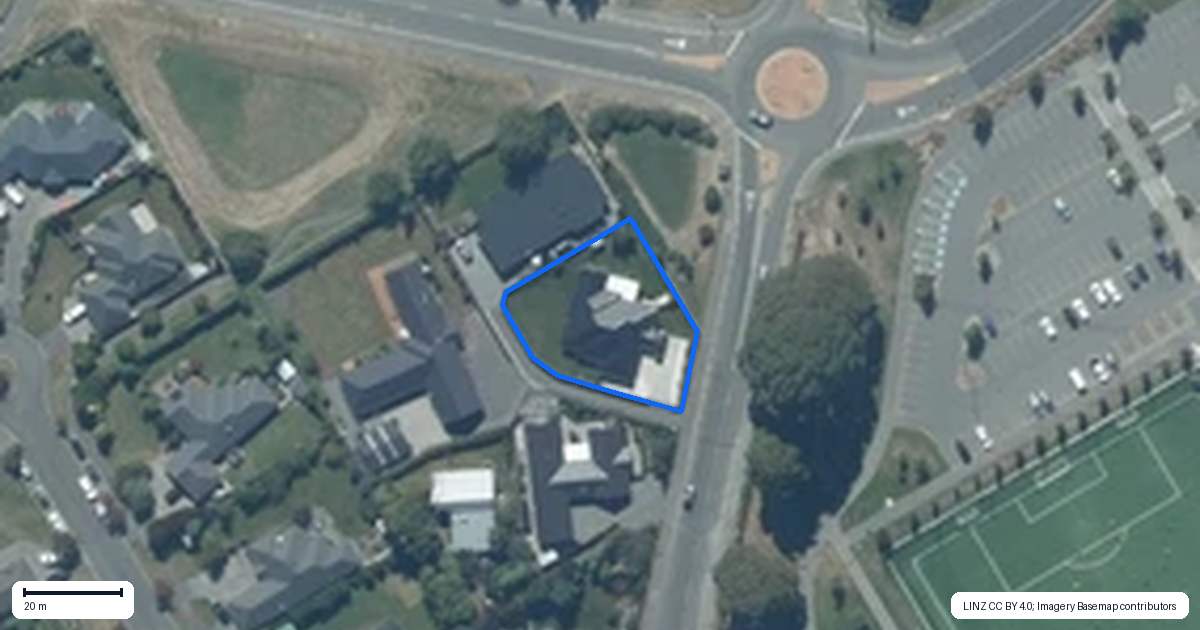 Property context map for 1119 Goulds Road, Rolleston