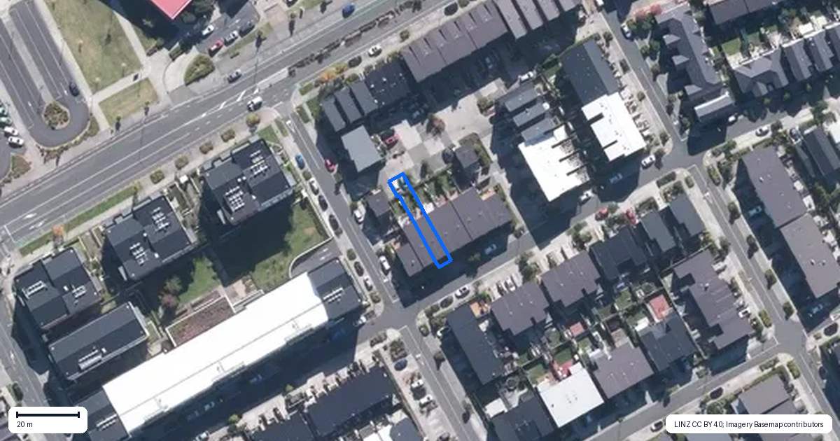 Property context map for 73B Mapou Road, Hobsonville, Auckland