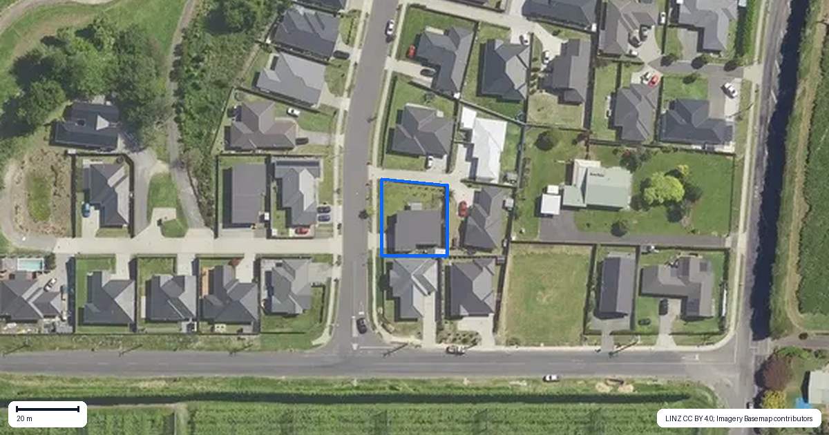 Property context map for 74 Tynan Street, Te Puke