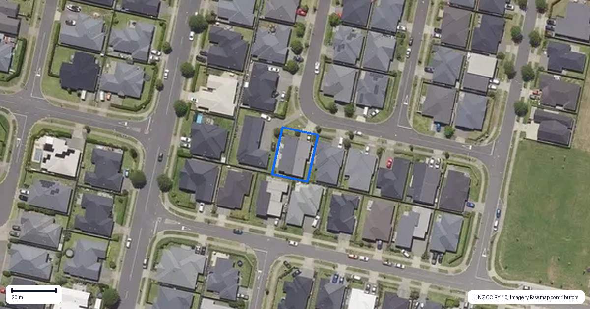 Property context map for 18 Raynor Crescent, Pyes Pa, Tauranga