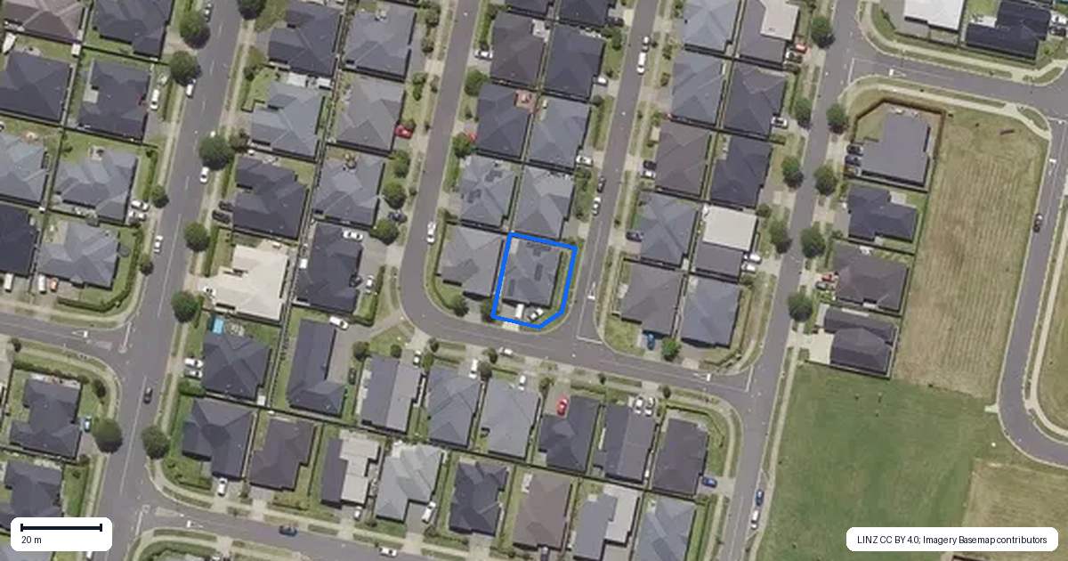 Property context map for 14 Muddle Lane, Pyes Pa, Tauranga