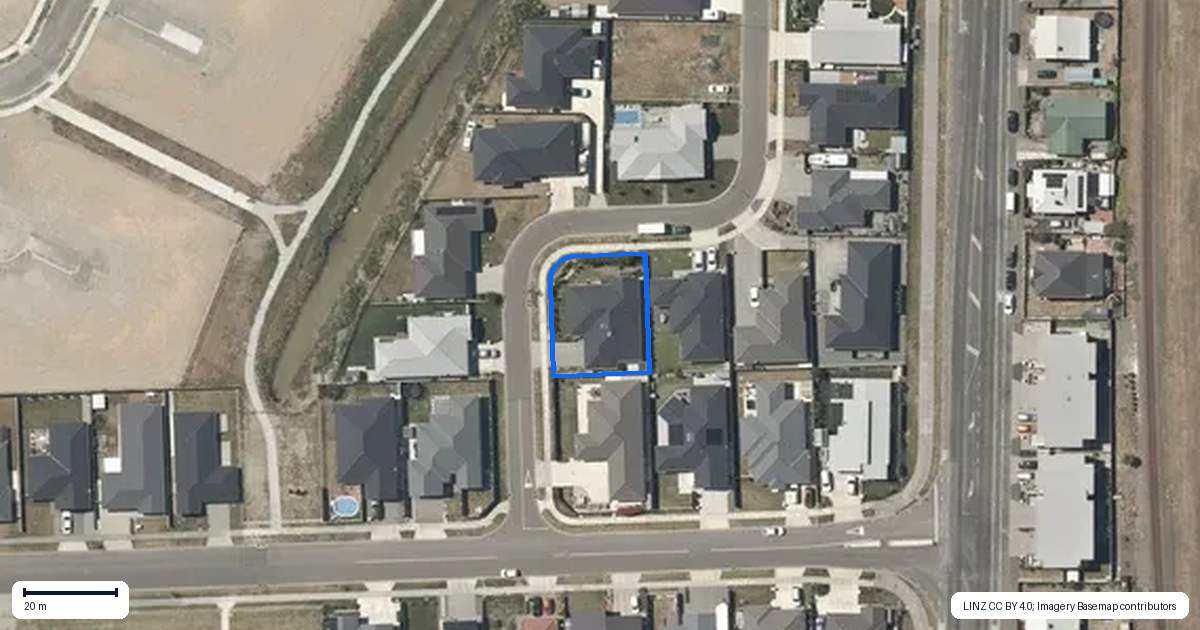Property context map for 4 Arrow Place, Te Awa, Napier