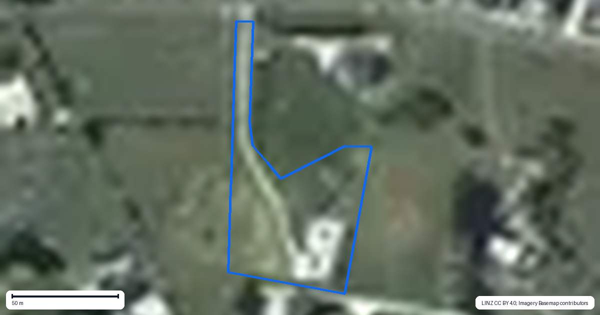 Property context map for 90 McKinney Road, Warkworth