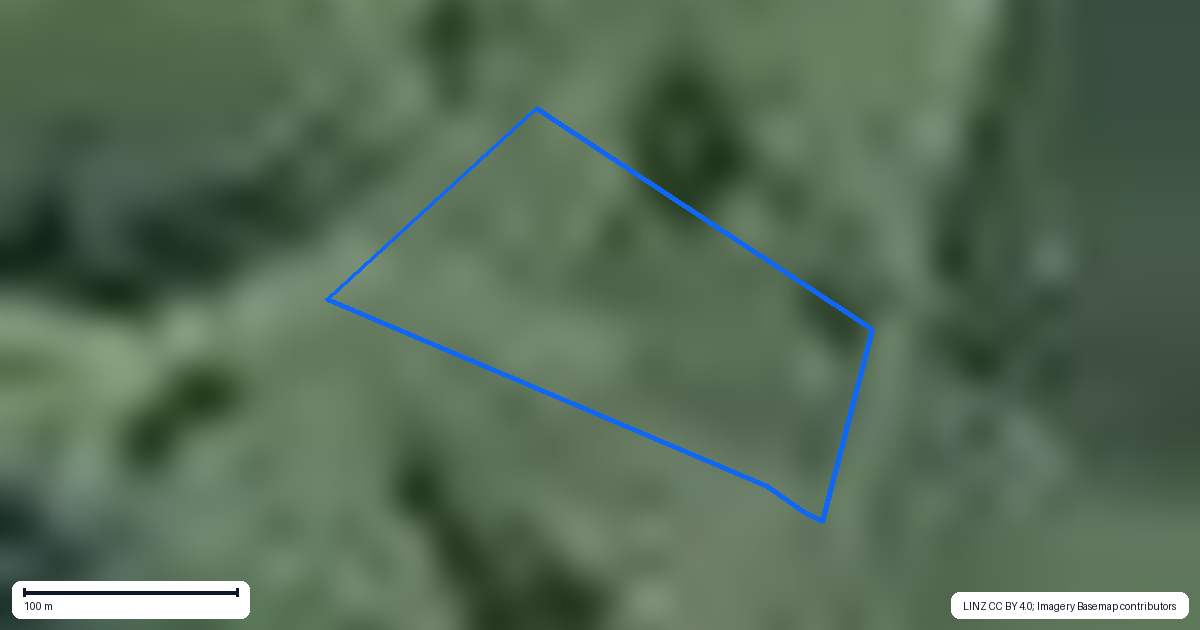 Property context map for 459 Martin Road, Kaeo