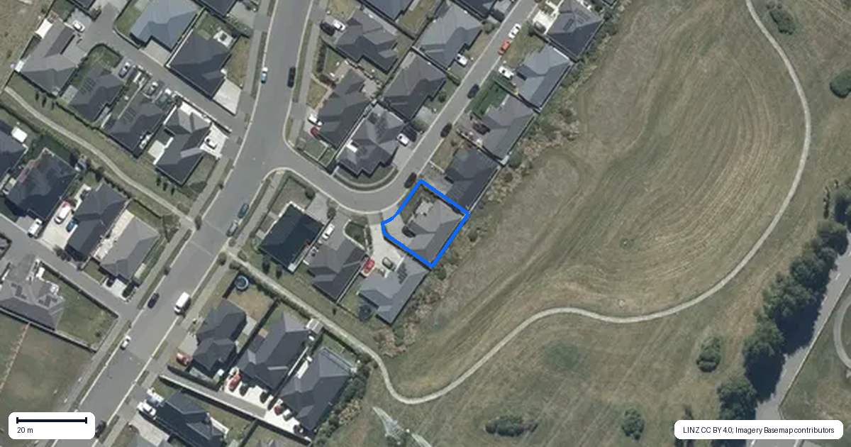 Property context map for 19 Arabella Crescent, Yaldhurst, Christchurch