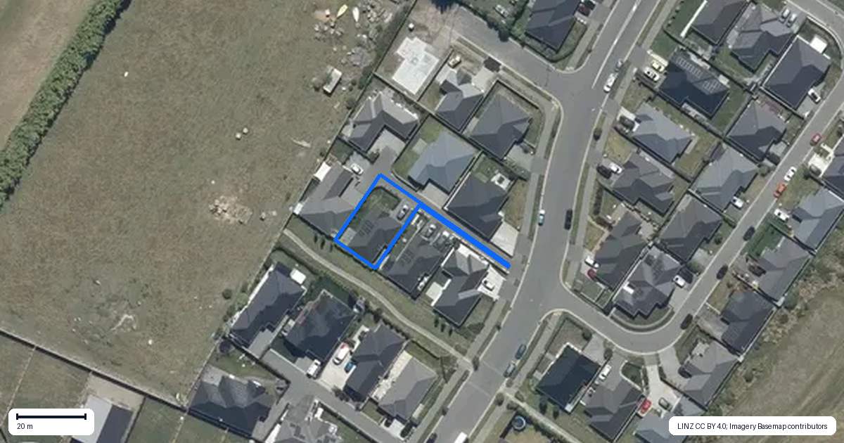 Property context map for 20 Mary Carpenter Avenue, Yaldhurst, Christchurch