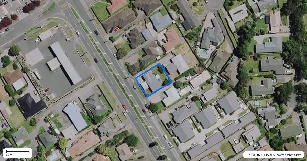 Property context map for 293A Cambridge Road, Hillcrest, Hamilton