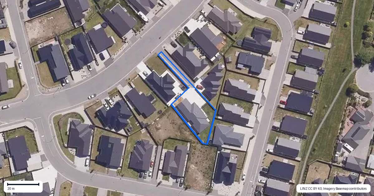 Property context map for 57 Olds Crescent, Cromwell