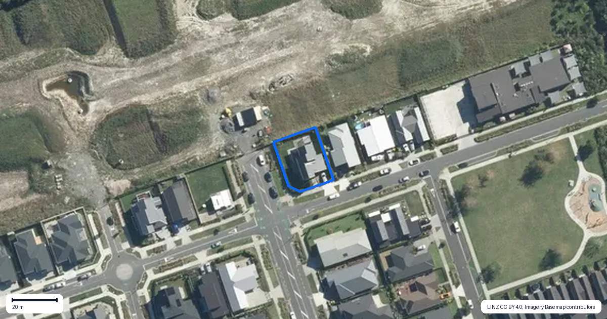 Property context map for 18 Archibald Drive, Wainui