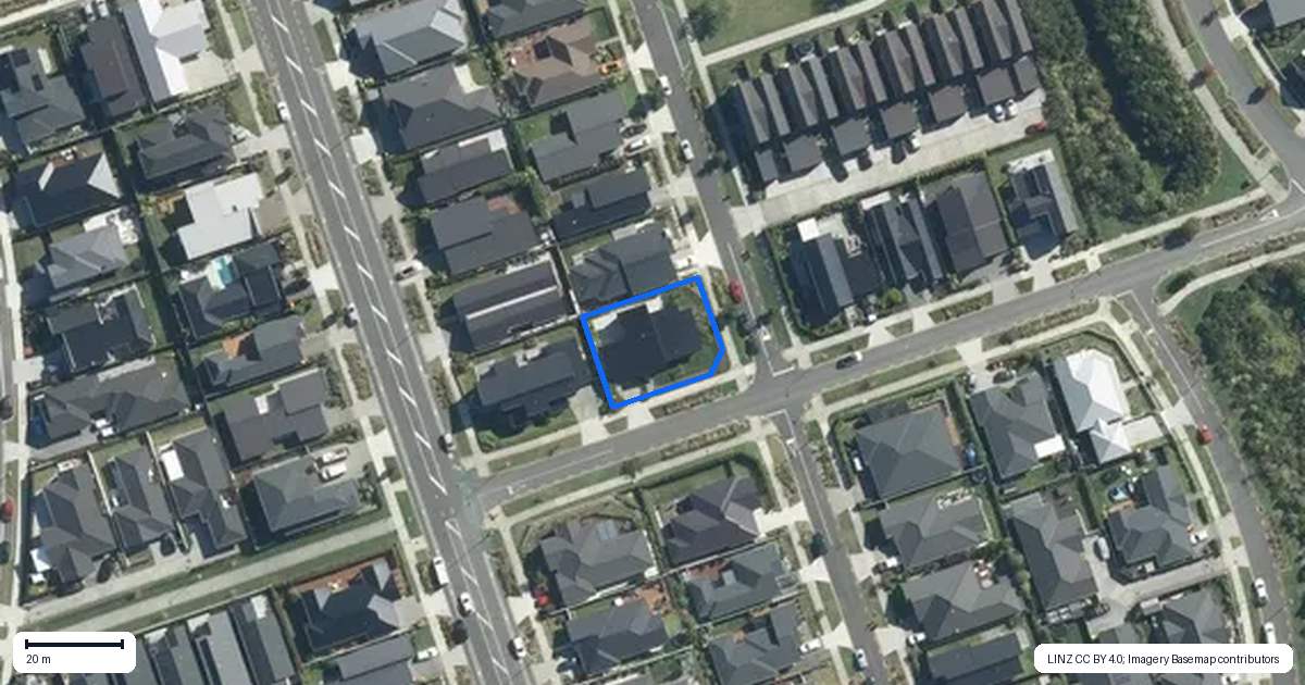 Property context map for 48 Pampas Drive, Wainui