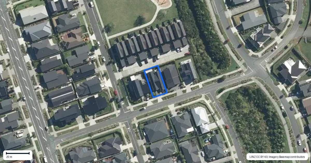 Property context map for 44 Pampas Drive, Wainui