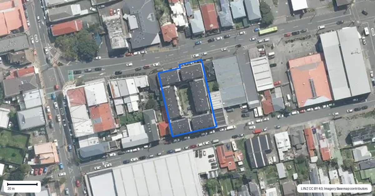 Property context map for 3C/16 Constable Street, Newtown, Wellington
