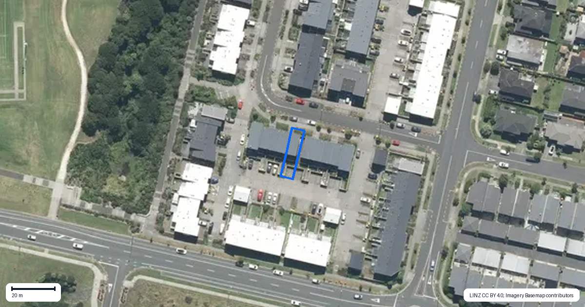 Property context map for 14 Whimbrel Road, Flat Bush, Auckland