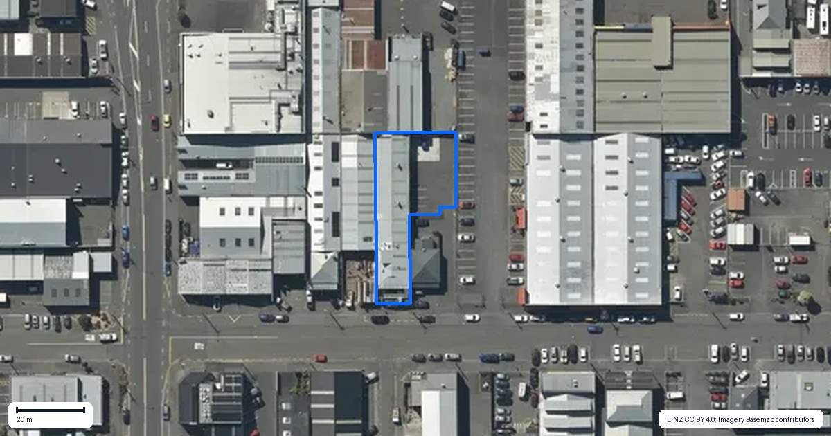 Property context map for 33 Battersea Street, Sydenham, Christchurch