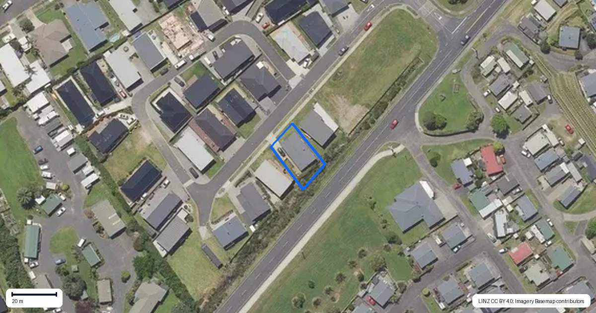 Property context map for 11 Sandy Place, Waihi Beach