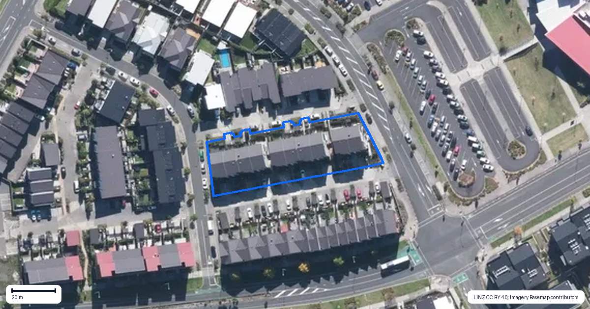Property context map for 30 Raranga Lane, Hobsonville, Auckland