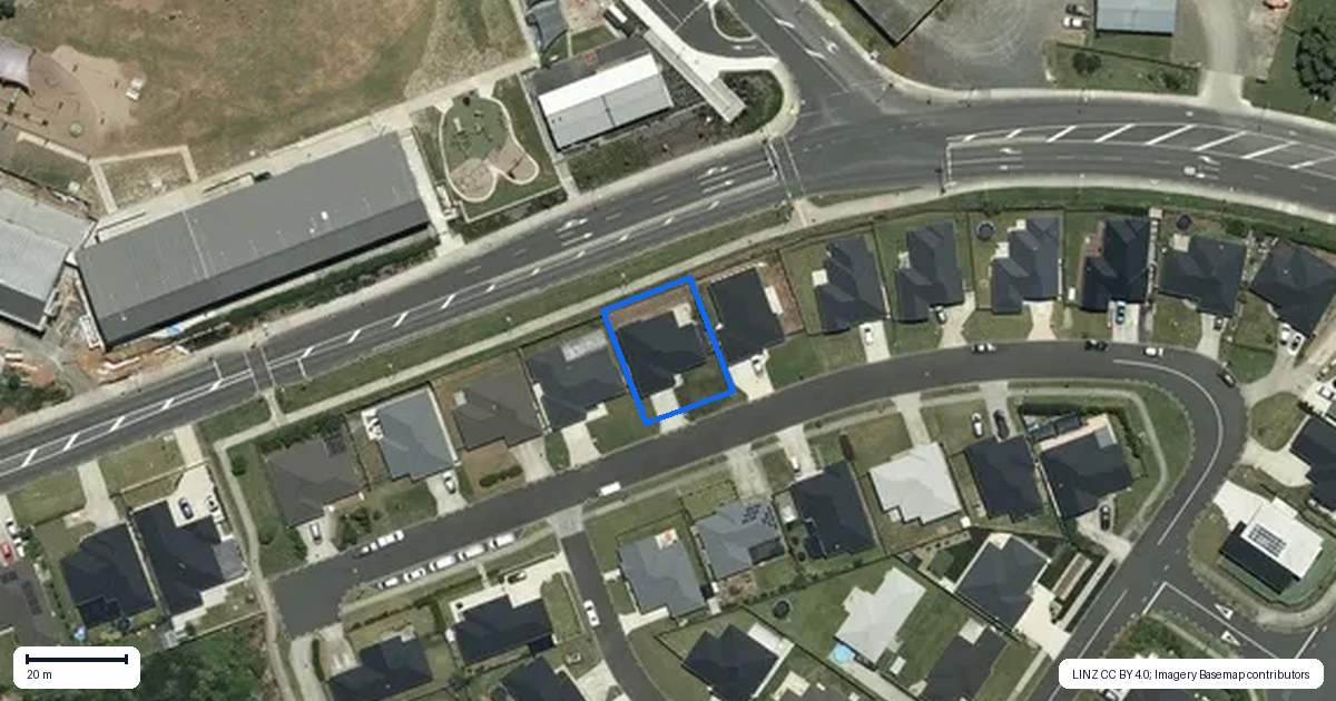 Property context map for 38 McLean Street, Pokeno
