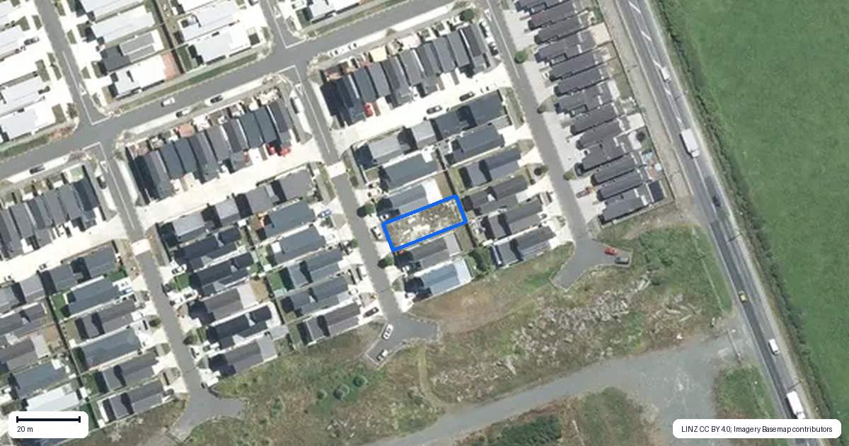 Property context map for 50 Clayden Shuttleworth Street, Papakura