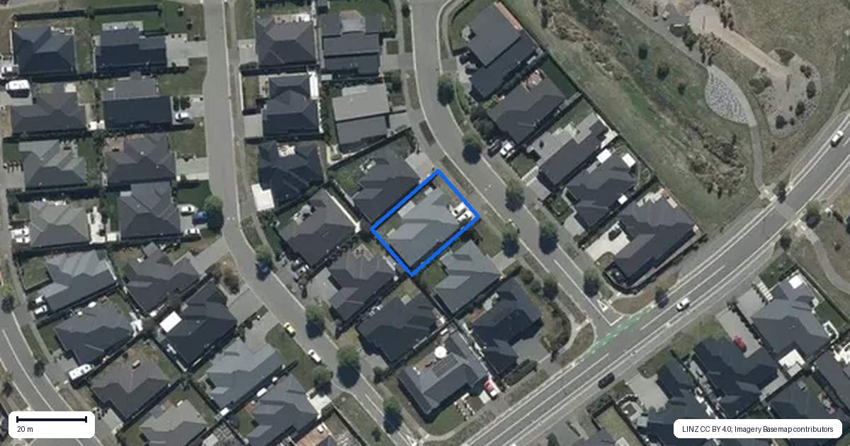 Property context map for 5 Sarah Street, Marshland, Christchurch