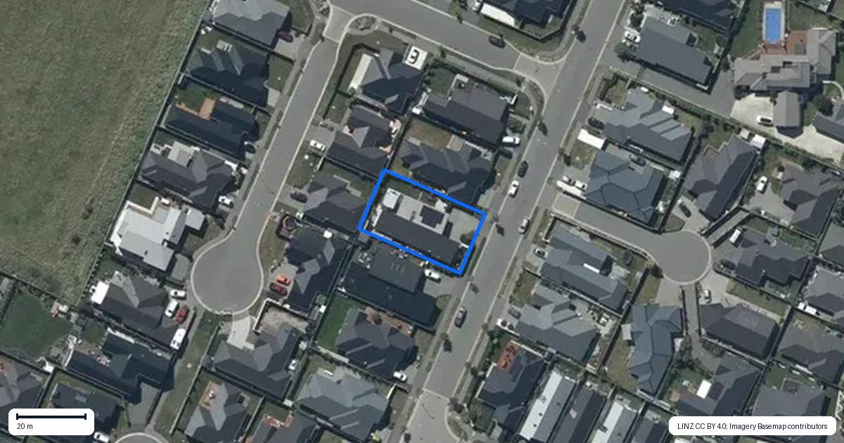 Property context map for 32 Gammack Drive, Halswell, Christchurch