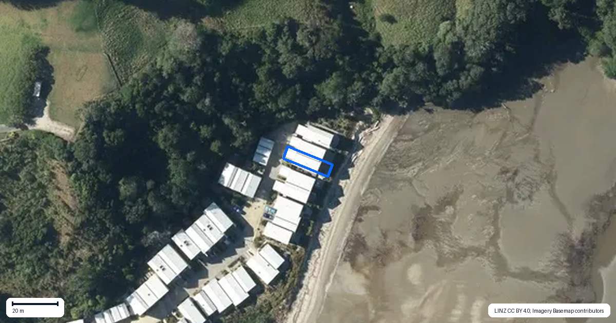 Property context map for 46 Boathouse Bay Lane, Snells Beach