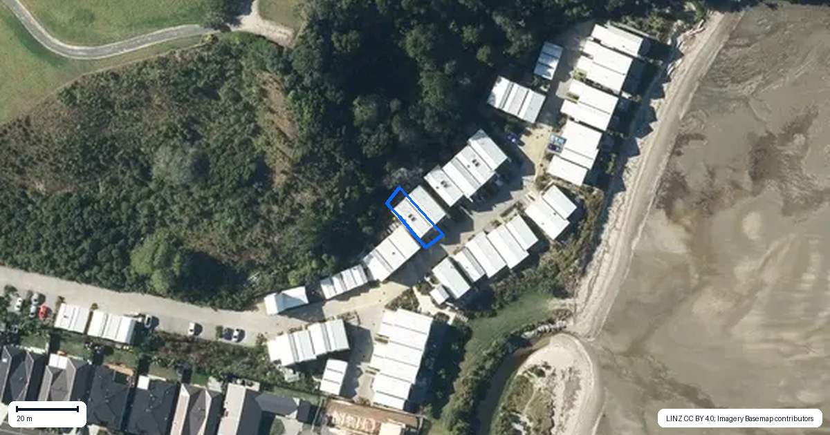 Property context map for 21 Boathouse Bay Lane, Snells Beach
