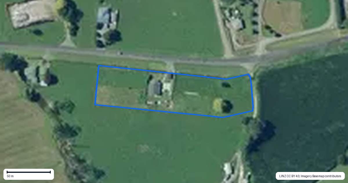 Property context map for 178 Mowbray Road, Waharoa