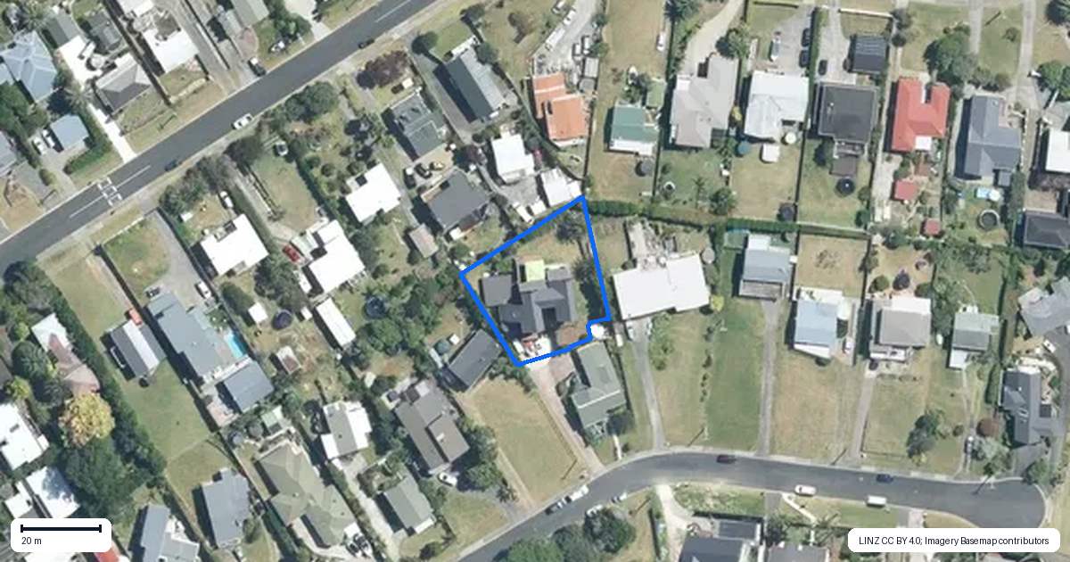 Property context map for 18B East Avenue, Manly, Whangaparaoa