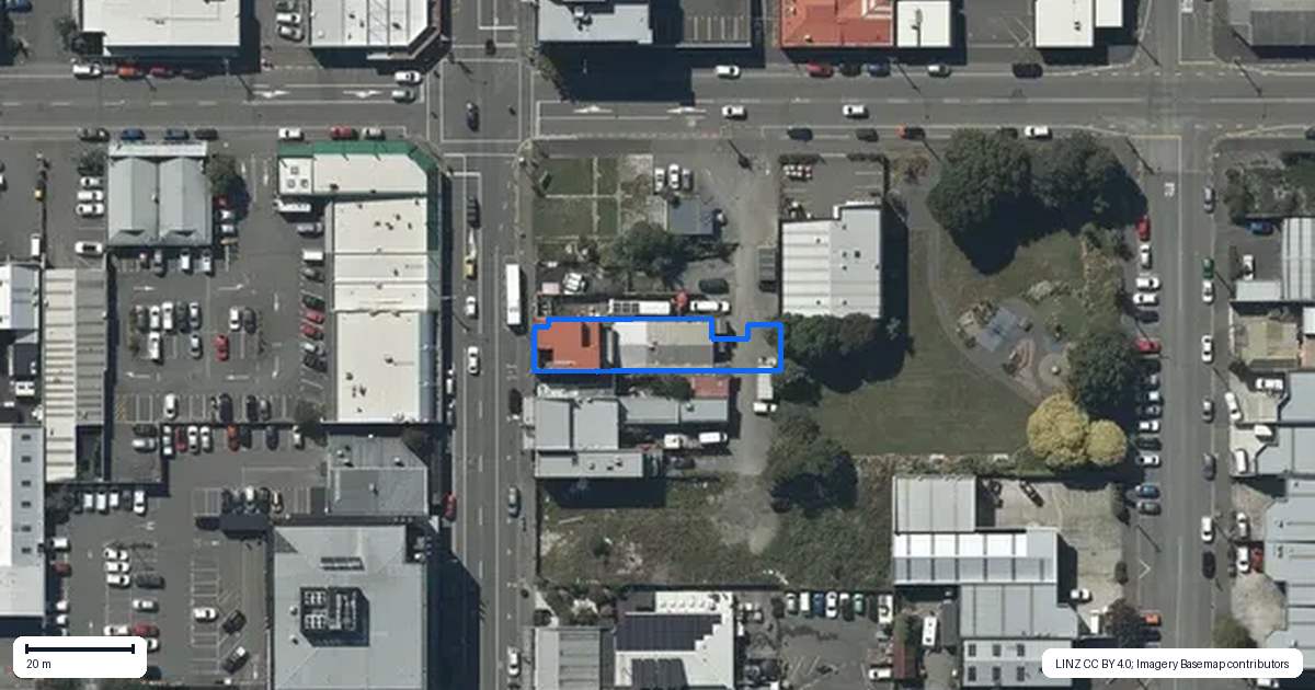 Property context map for 394 Colombo Street, Sydenham, Christchurch