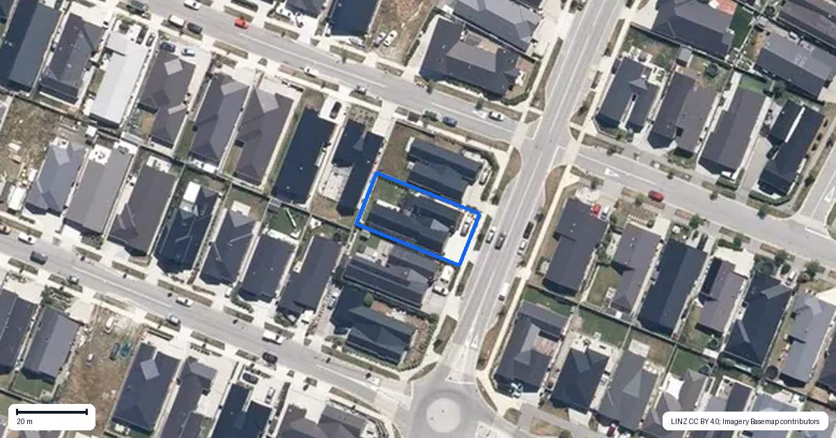 Property context map for 20 Howden Drive, Jacks Point, Queenstown