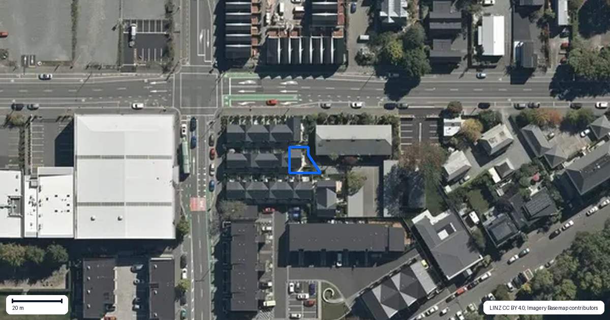Property context map for 5/246 Manchester Street, Christchurch Central, Christchurch