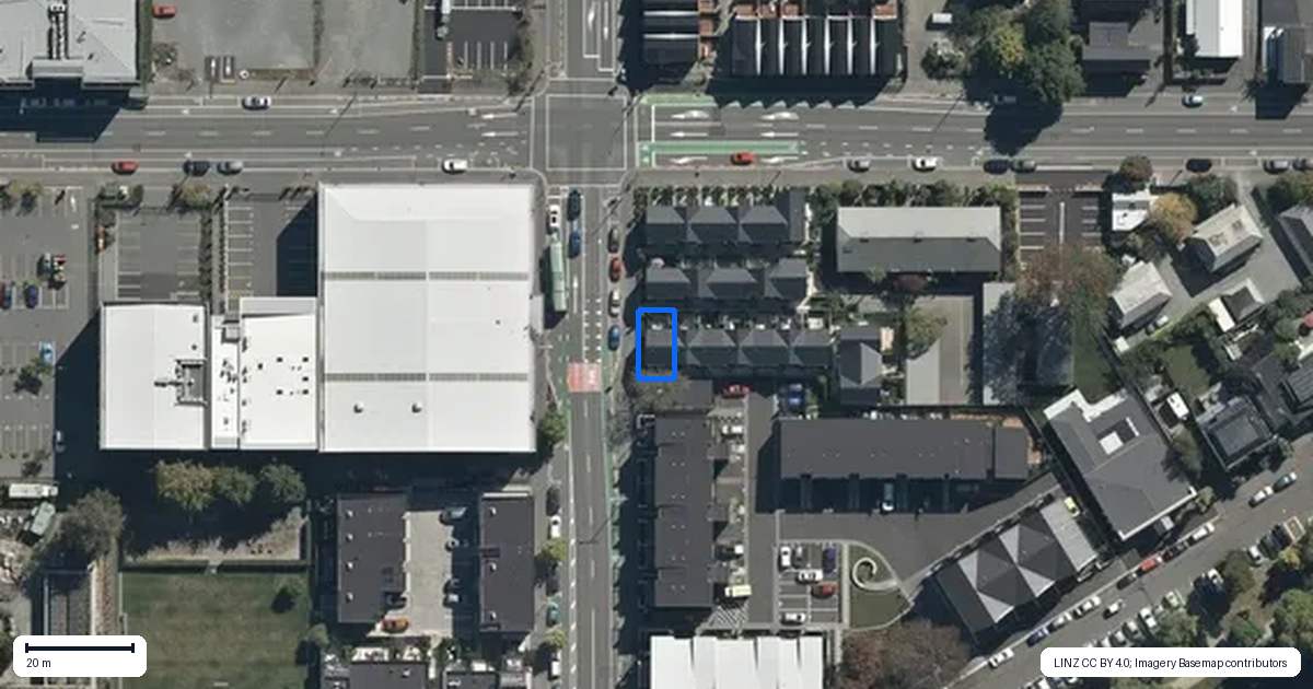 Property context map for 1/244 Manchester Street, Christchurch Central, Christchurch