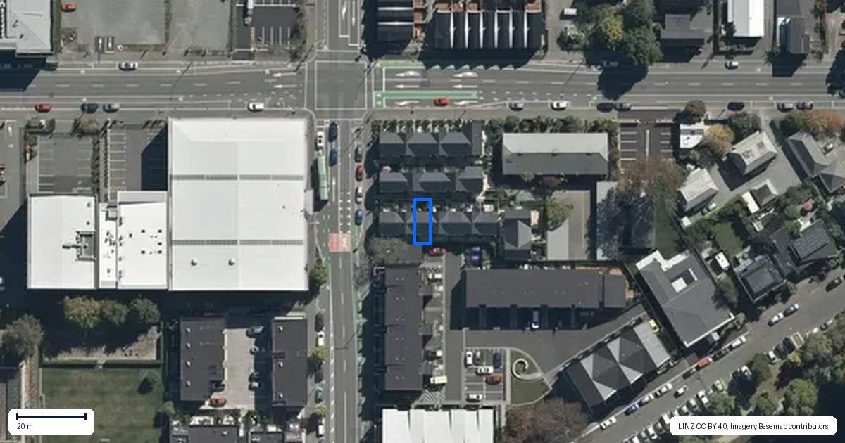 Property context map for 3/244 Manchester Street, Christchurch Central, Christchurch
