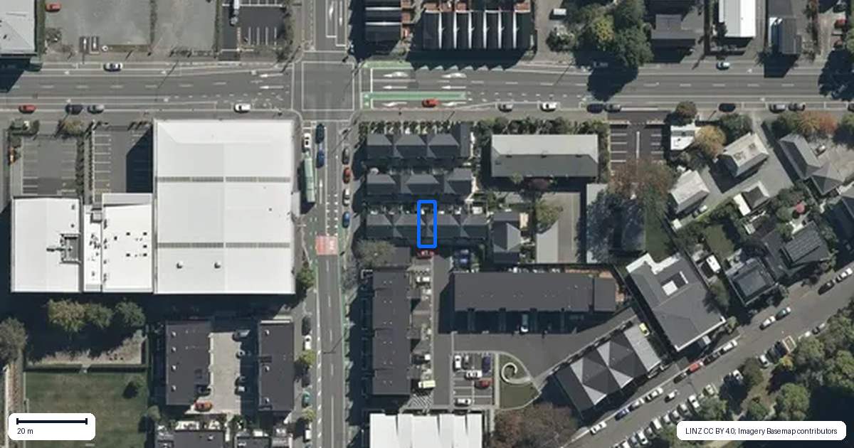 Property context map for 4/244 Manchester Street, Christchurch Central, Christchurch
